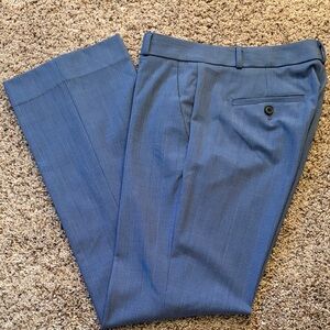 Banana Republic Striped Blue and White Dress Pants